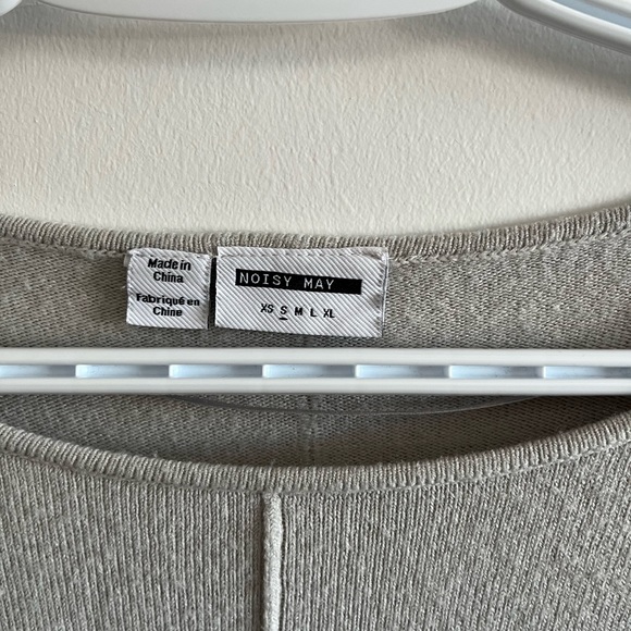 Grey long sleep sweater - Picture 2 of 2